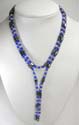 Holiday magnetic hematite jewelry shopping at wholesale price, magnetic wrap features dark blue rhinestone and Bali beads